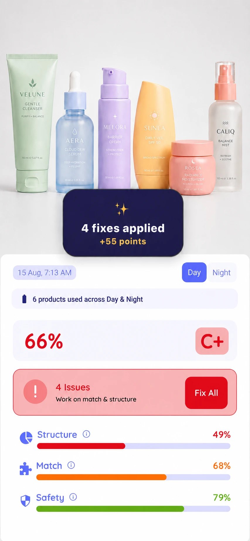 Owulo app — fix screen